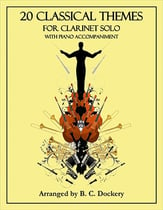  20 Classical Themes for Clarinet Solo with Piano Accompaniment P.O.D cover